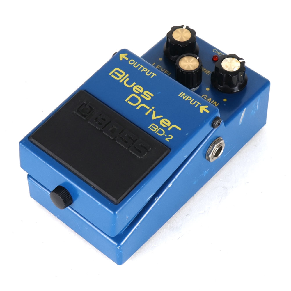 【中古】 ブルースドライバー エフェクター BOSS BD-2 Blues Driver ギターエフェクター オーバードライブ ブルドラ 斜めアングル画像