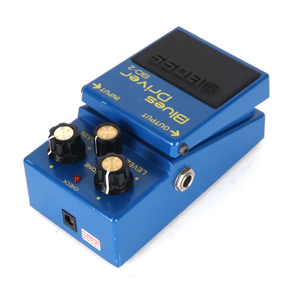 【中古】 ブルースドライバー エフェクター BOSS BD-2 Blues Driver ギターエフェクター オーバードライブ ブルドラ リア斜めアングル画像