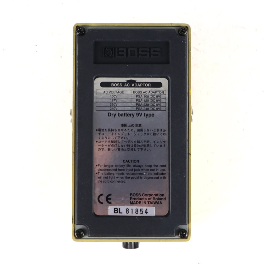 【中古】 オーバードライブ エフェクター BOSS OD-3 Over Drive ギターエフェクター ボトム画像