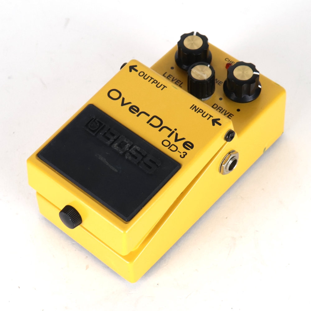 【中古】 オーバードライブ エフェクター BOSS OD-3 Over Drive ギターエフェクター 斜めアングル画像