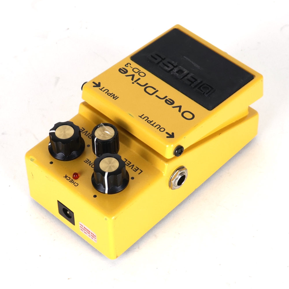 【中古】 オーバードライブ エフェクター BOSS OD-3 Over Drive ギターエフェクター リア斜めアングル画像
