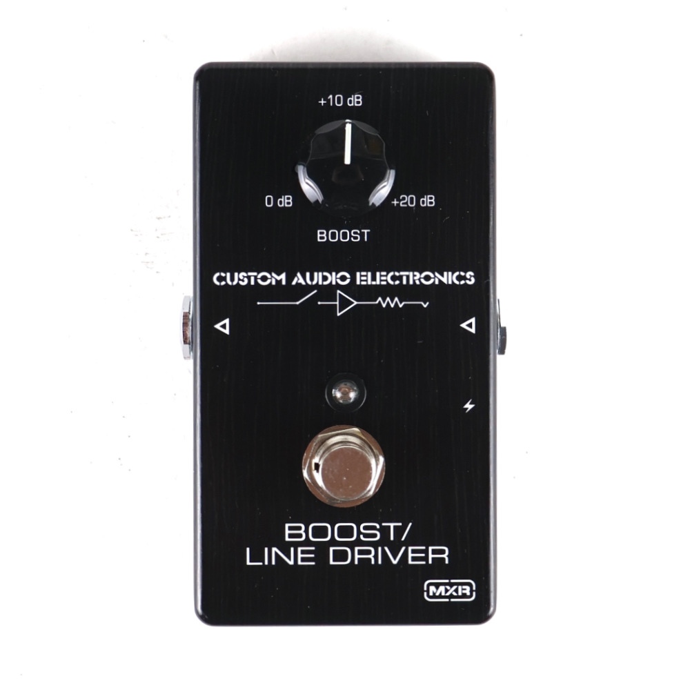 【中古】 ブースター エフェクター MXR MC401 BOOST LINEDRIVER CUSTOM AUDIO ELECTRONICS ギターエフェクター フロント画像