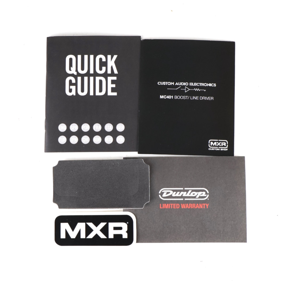 【中古】 ブースター エフェクター MXR MC401 BOOST LINEDRIVER CUSTOM AUDIO ELECTRONICS ギターエフェクター 付属品画像