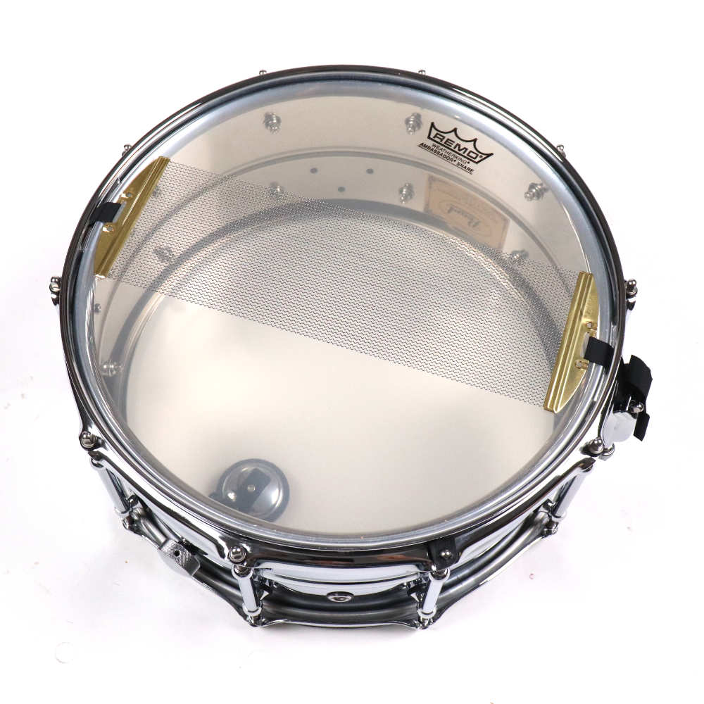 【中古】 スネアドラム パール Pearl IP1465 Ian Paice Signature Snare 14x6.5 イアンペイス シグネチャーモデル ボトム画像