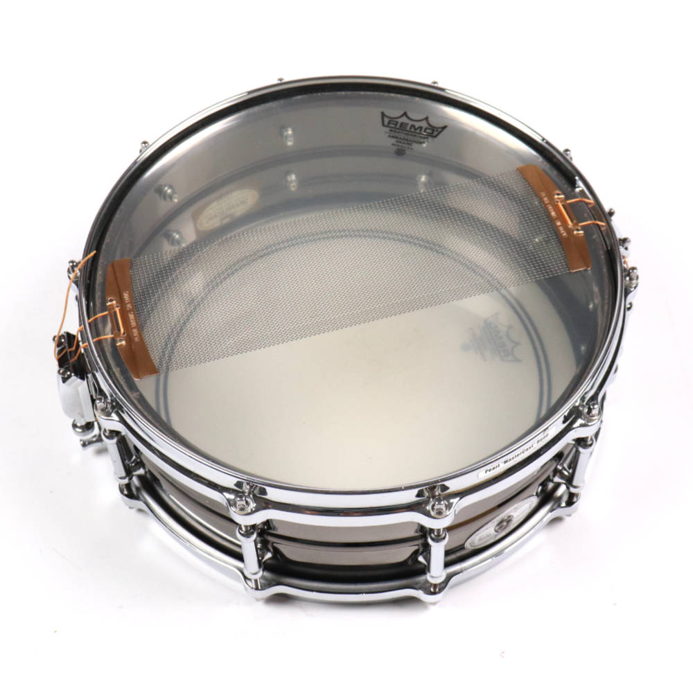 【中古】 スネアドラム パール Pearl SCB1450B Sensitone Classic II BRASS Custom Alloy 14x5 ボトム画像