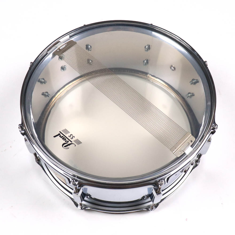 【中古】 スネアドラム パール Pearl Steel shell 14x6.5 ボトム画像