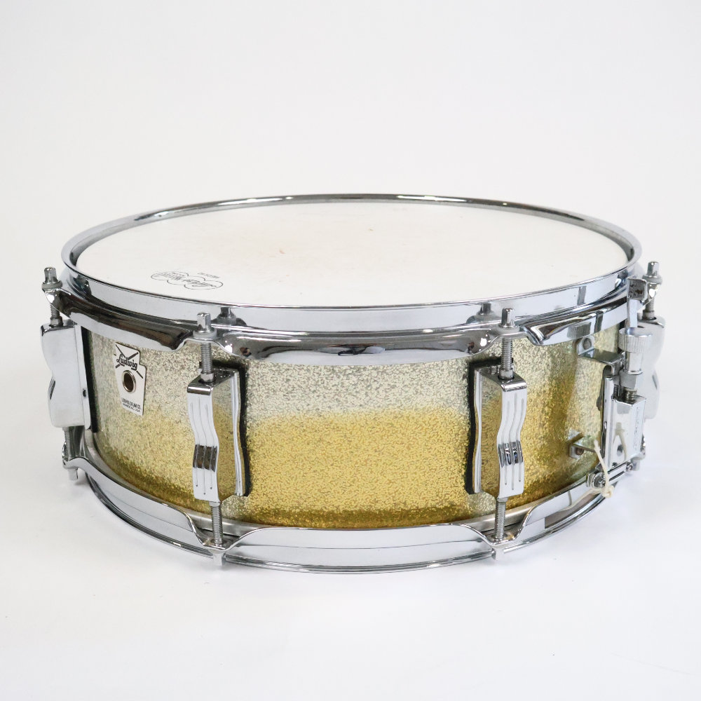 【中古】 スネアドラム ラディック LUDWIG Classic Birch Snare Drum 14×5 バーチシェル 全体