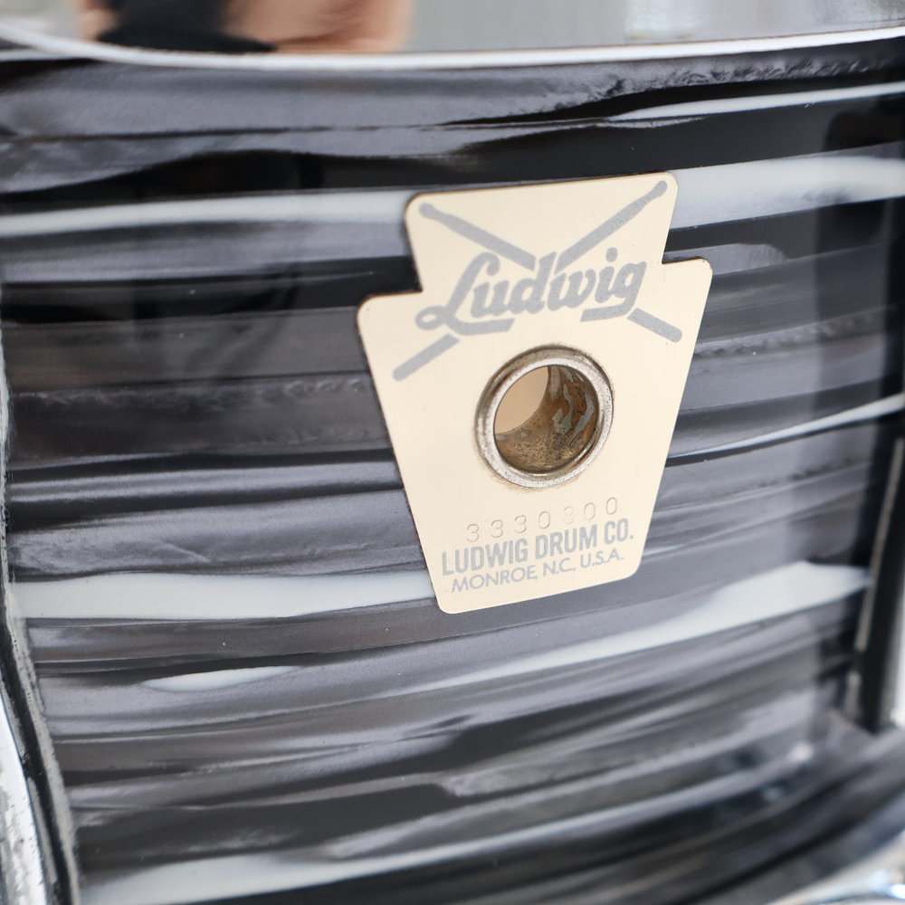 【中古】 スネアドラム ラディック Ludwig LS401 Classic Maple Vintage Blue Oyster 14x5 アップ