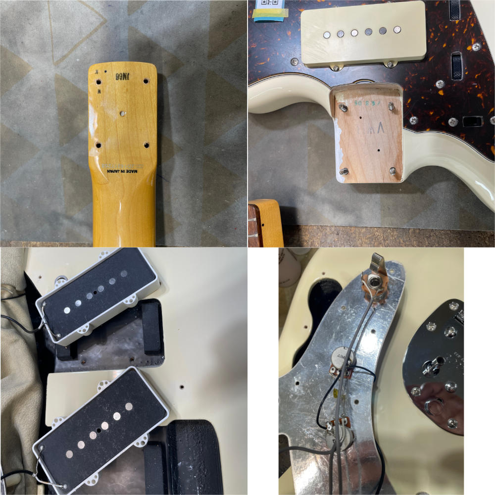 【中古】 エレキギター FENDER JAPAN  JM66 JAZZMASTER VWH 2014年製 フェンダージャパン ジャズマスター 詳細画像