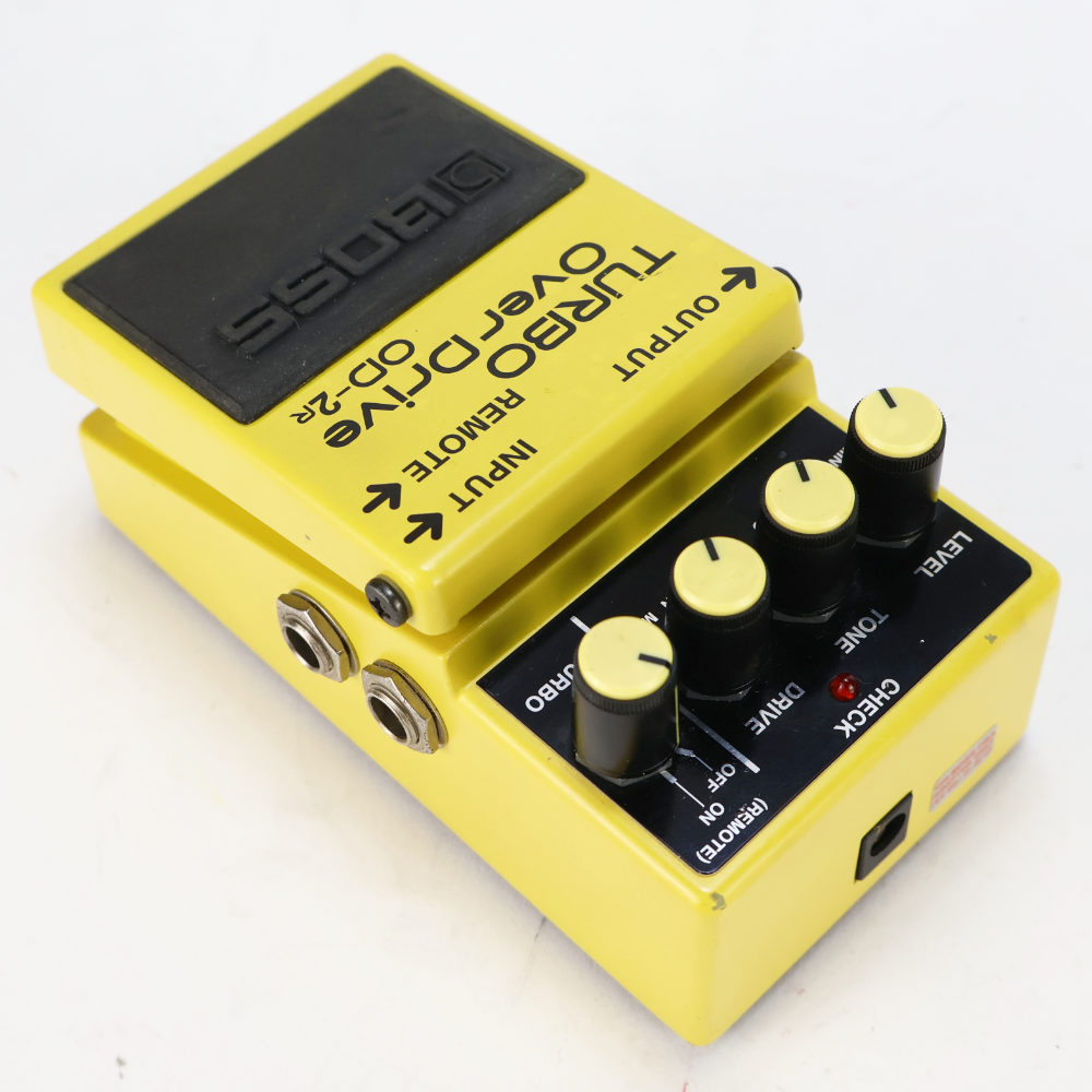 【中古】 オーバードライブ エフェクター BOSS OD-2R TURBO Over Drive ギターエフェクター ターボ オーバードライブ 本体画像 斜め