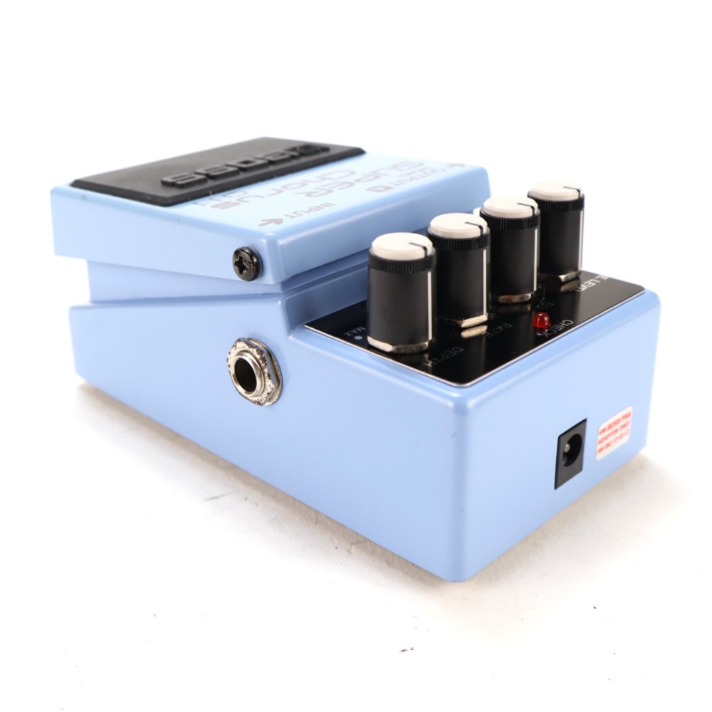【中古】スーパーコーラス エフェクター BOSS CH-1 Super Chorus ギターエフェクター コーラス リア斜めアングル画像