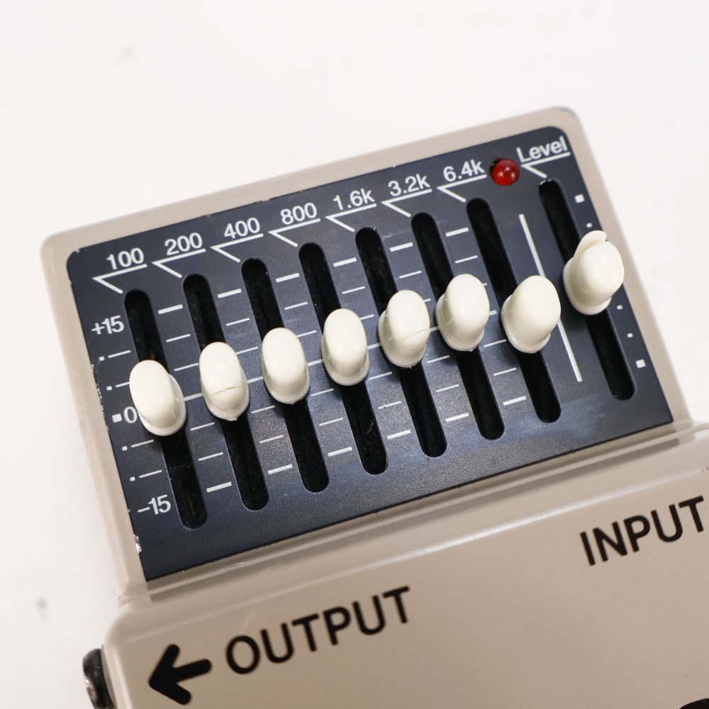 【中古】イコライザー エフェクター BOSS GE-7 Equalizer ギターエフェクター つまみ割れ