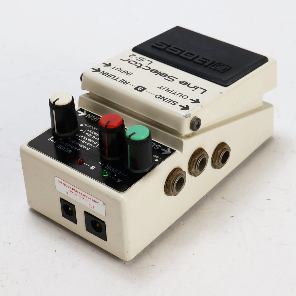 【中古】 ラインセレクター エフェクター BOSS LS-2 Line Selector ギター ベースエフェクター 側面