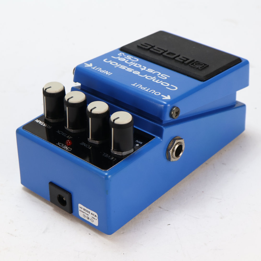 【中古】コンプレッサー エフェクター BOSS CS-3 Compression Sustainer ギターエフェクター 側面