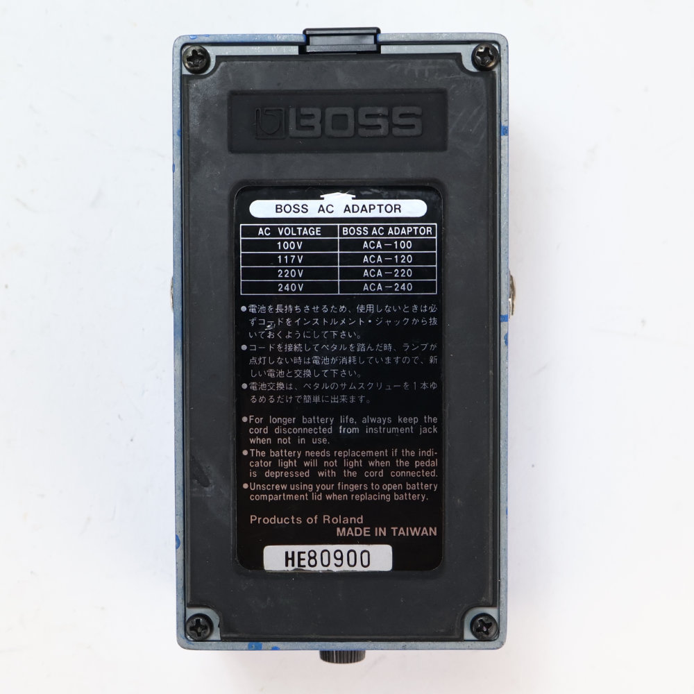 【中古】コンプレッサー エフェクター BOSS CS-3 Compression Sustainer ギターエフェクター 底面