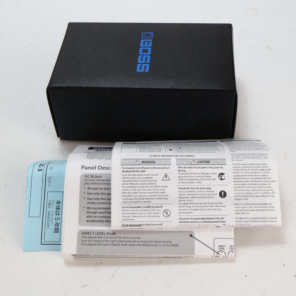 【中古】 スーパーオクターブ エフェクター BOSS OC-3 Super Octave ギターエフェクター オクターバー 付属品