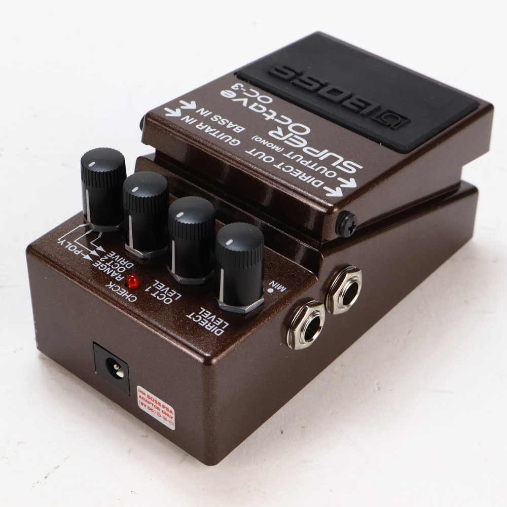 【中古】 スーパーオクターブ エフェクター BOSS OC-3 Super Octave ギターエフェクター オクターバー 側面