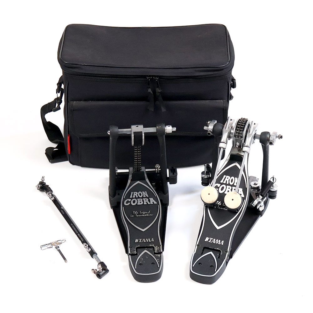 【中古】 ドラムツインペダル タマ TAMA HP900RTW Iron Cobra 900 Twin Pedal Rolling Glide