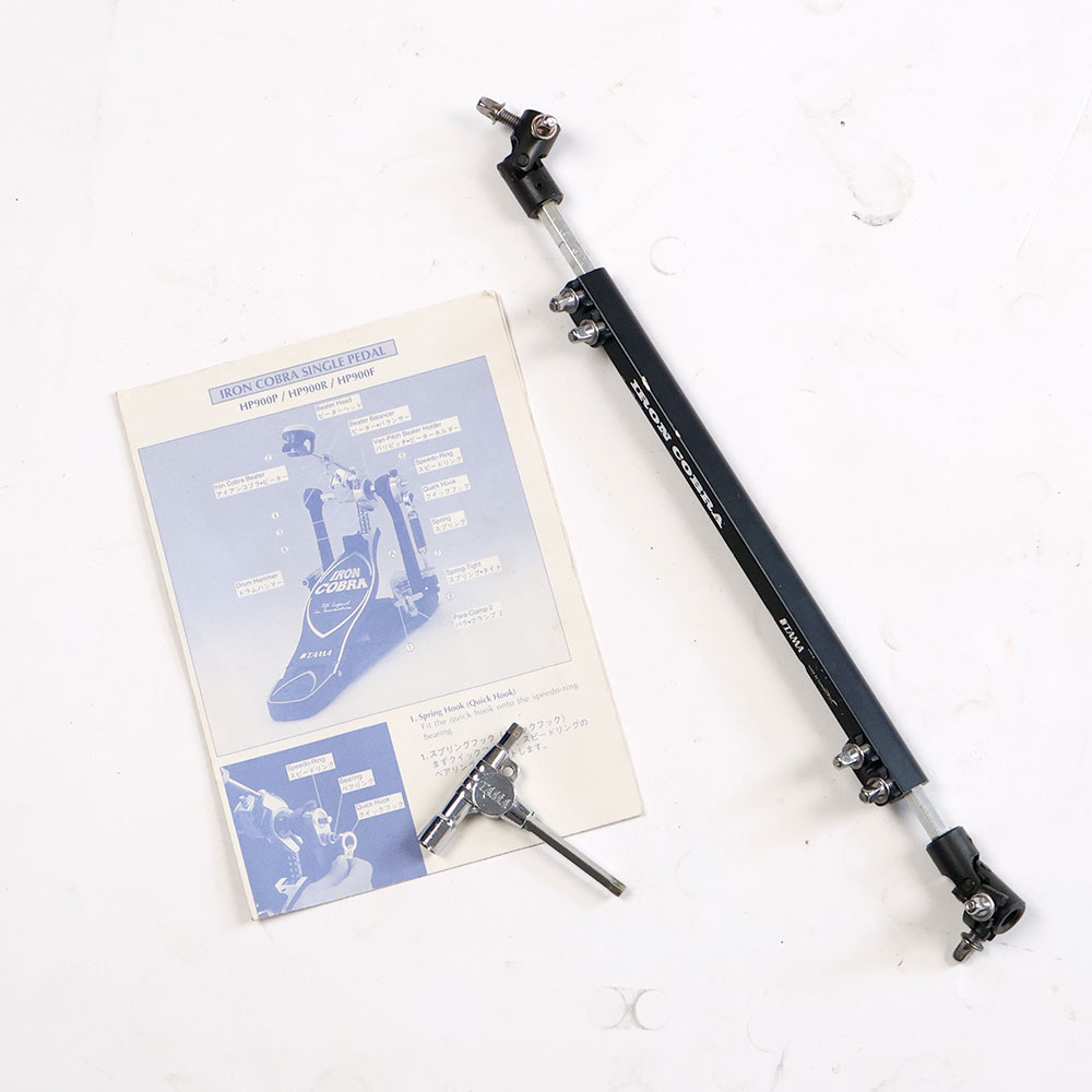 【中古】 ドラムツインペダル タマ TAMA HP900RTW Iron Cobra 900 Twin Pedal Rolling Glide 付属品