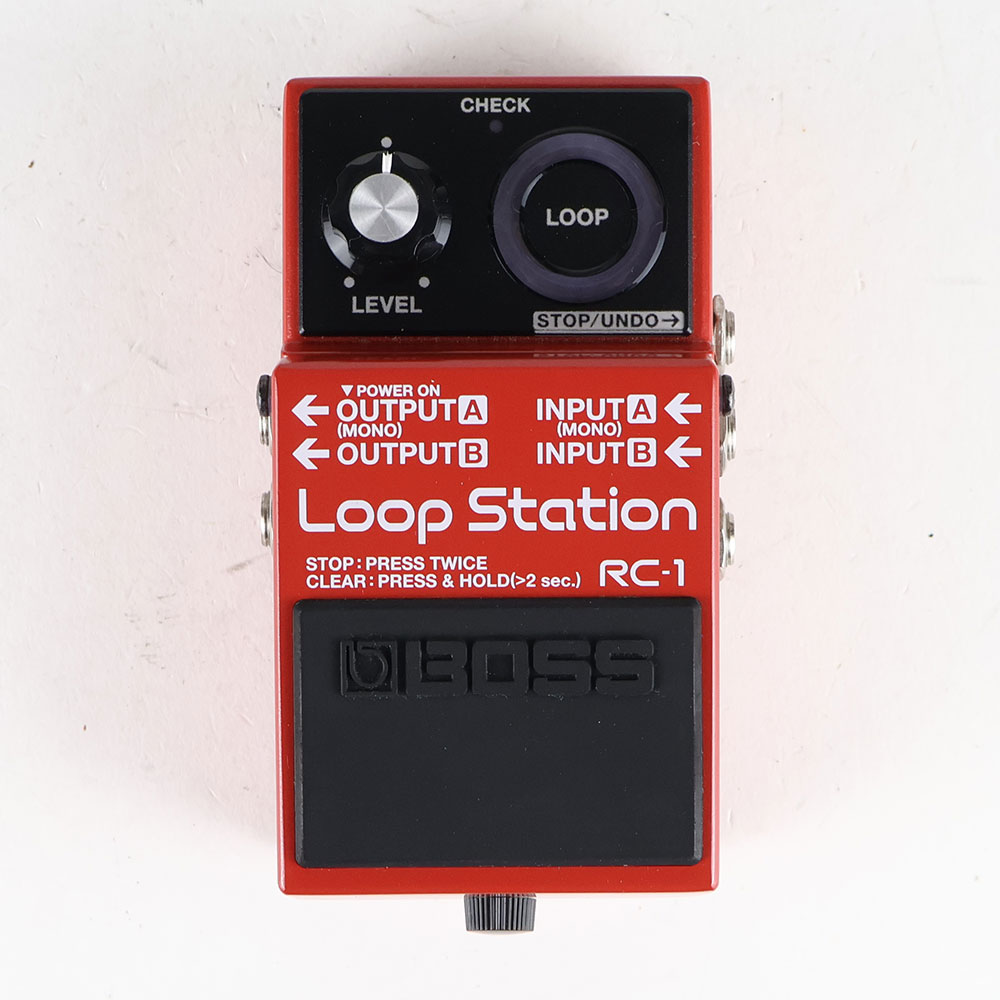 【中古】 ループステーション エフェクター BOSS RC-1 Loop Station ボス ギターエフェクター 正面