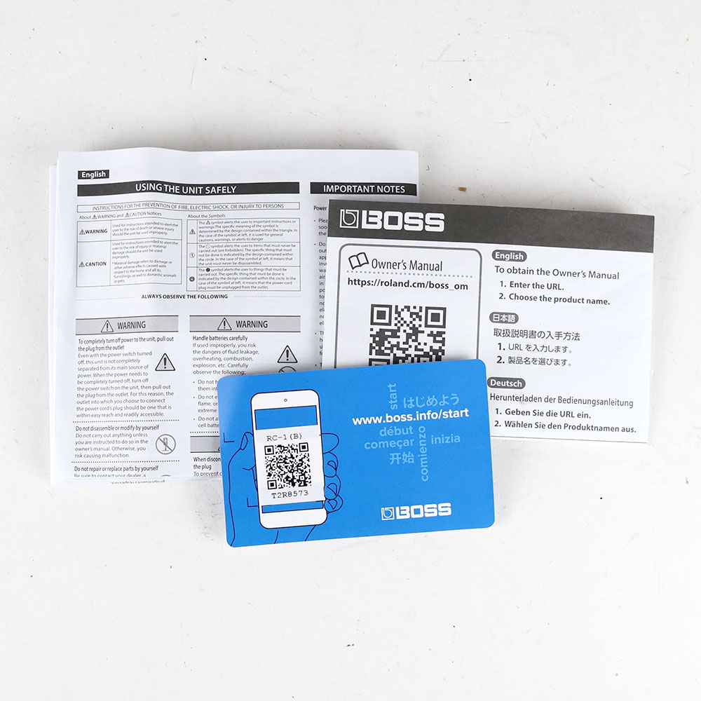 【中古】 ループステーション エフェクター BOSS RC-1 Loop Station ボス ギターエフェクター 付属品