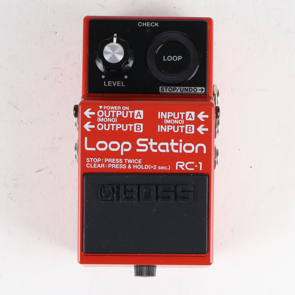 【中古】 ループステーション エフェクター BOSS RC-1 Loop Station ボス ギターエフェクター 正面