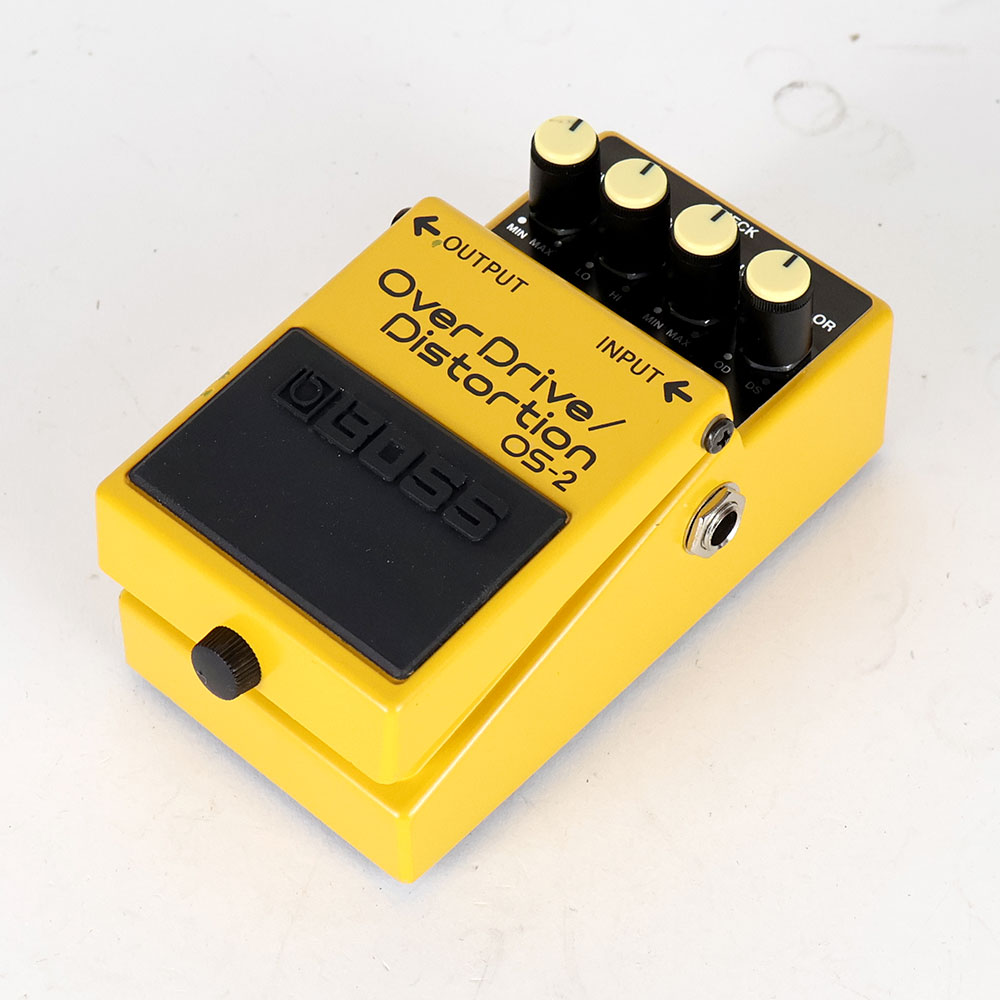 【中古】オーバードライブ ディストーション エフェクター BOSS OS-2 OverDrive Distortion ギターエフェクター 側面