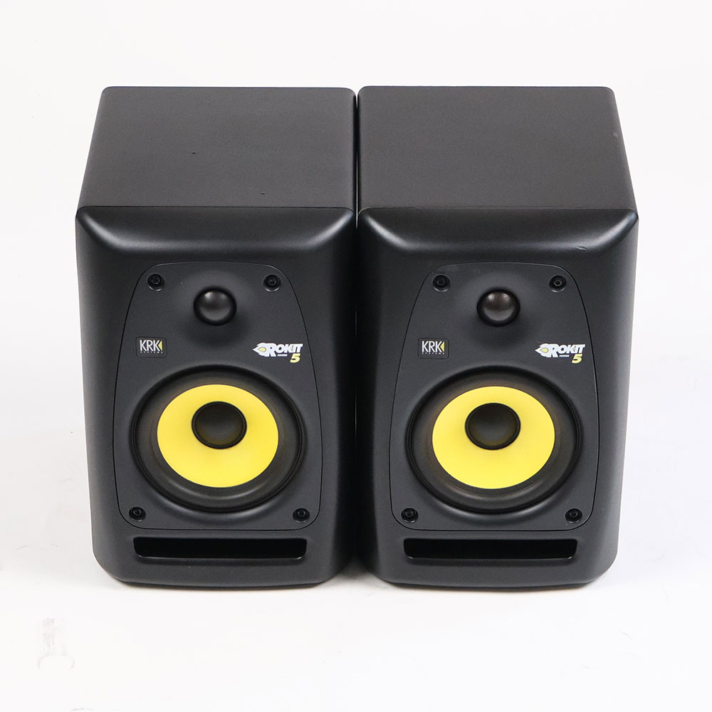 【中古】 パワードスピーカー KRK ROKIT5 RPG2 2本セット 正面