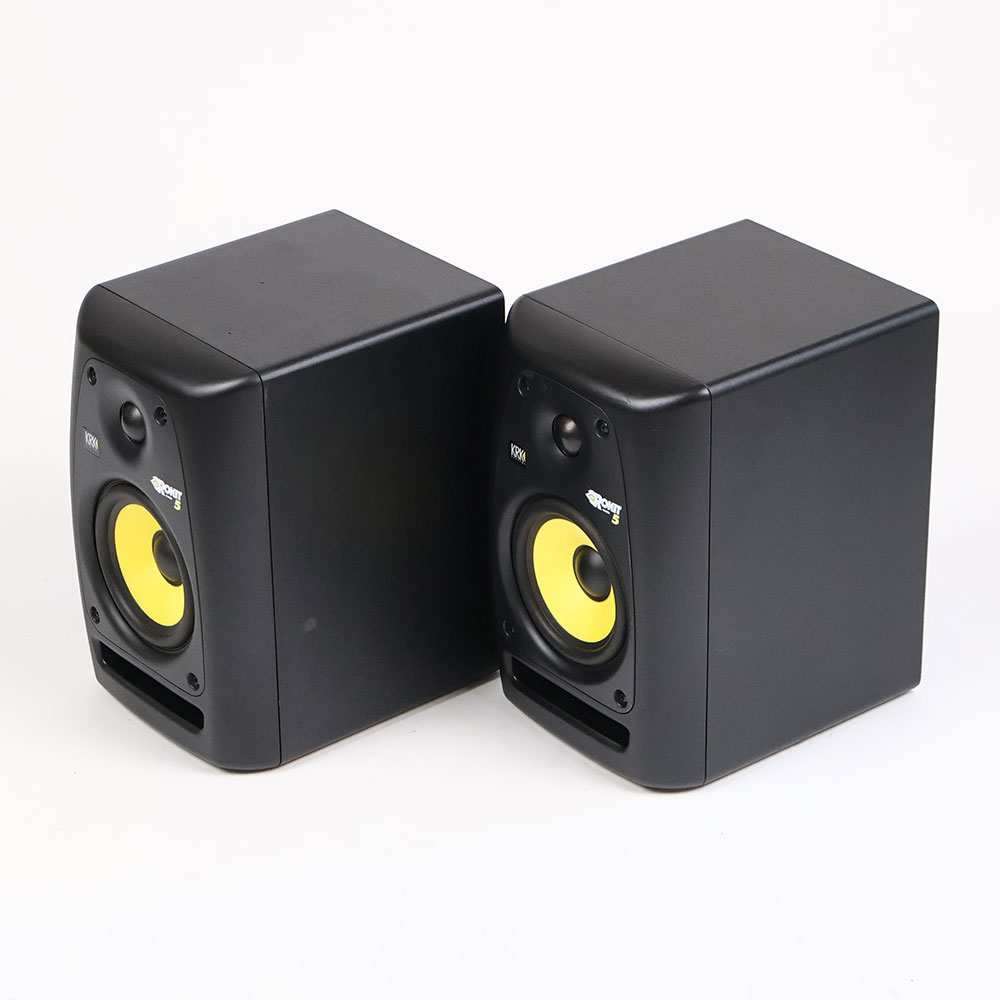 【中古】 パワードスピーカー KRK ROKIT5 RPG2 2本セット 全体