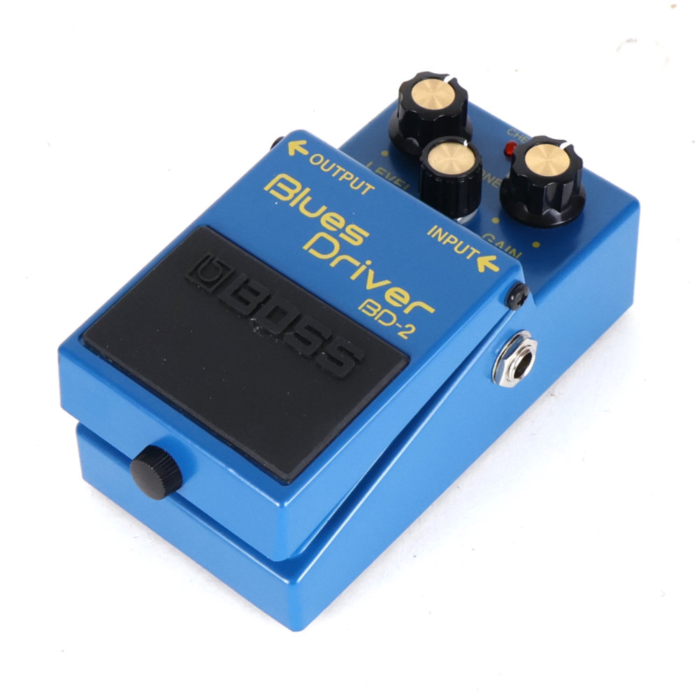 【中古】 ブルースドライバー エフェクター BOSS BD-2 Blues Driver ギターエフェクター オーバードライブ ブルドラ 斜めアングル画像