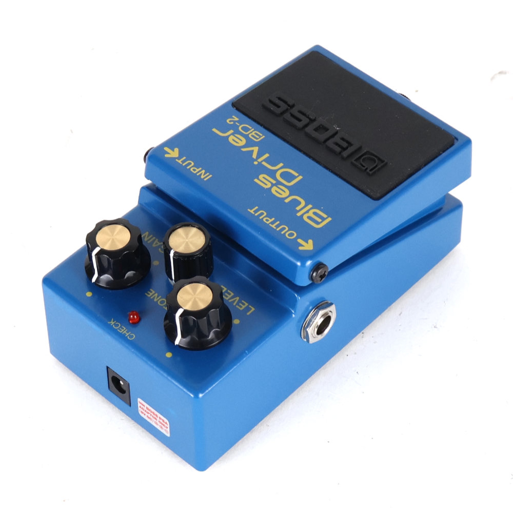 【中古】 ブルースドライバー エフェクター BOSS BD-2 Blues Driver ギターエフェクター オーバードライブ ブルドラ リア斜めアングル画像