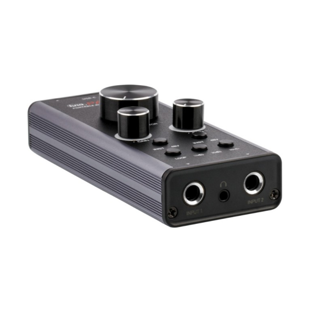 オーディオインターフェイス KNA PAS-24 PORTABLE AUDIO SOLUTION 斜めアングル画像2