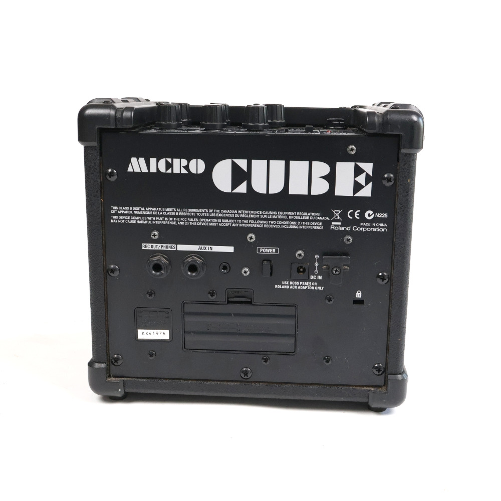 【中古】 ギターアンプ Roland ローランド MICRO CUBE BLACK コンボアンプ 詳細画像