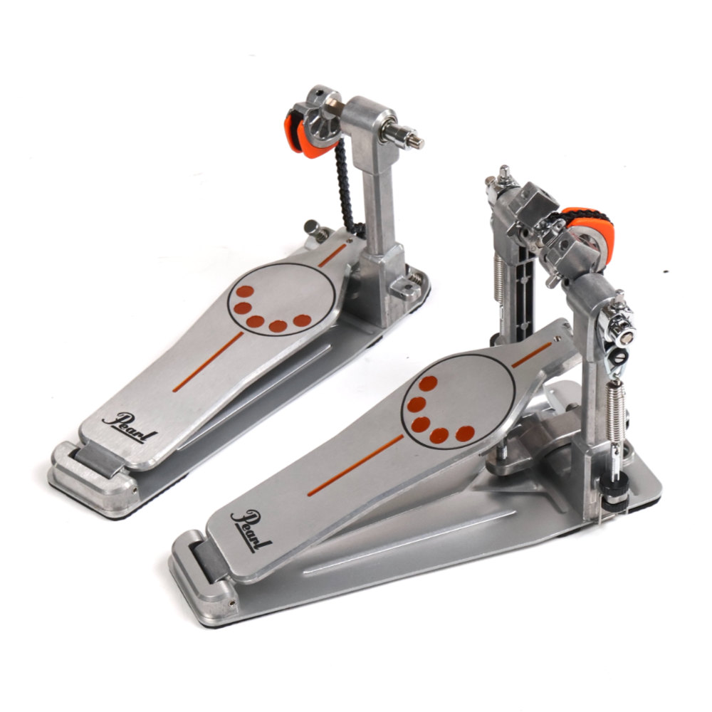 【中古】 ドラムツインペダル パール PEARL P-932 Demonator ドラムツインペダル 斜めアングル画像1
