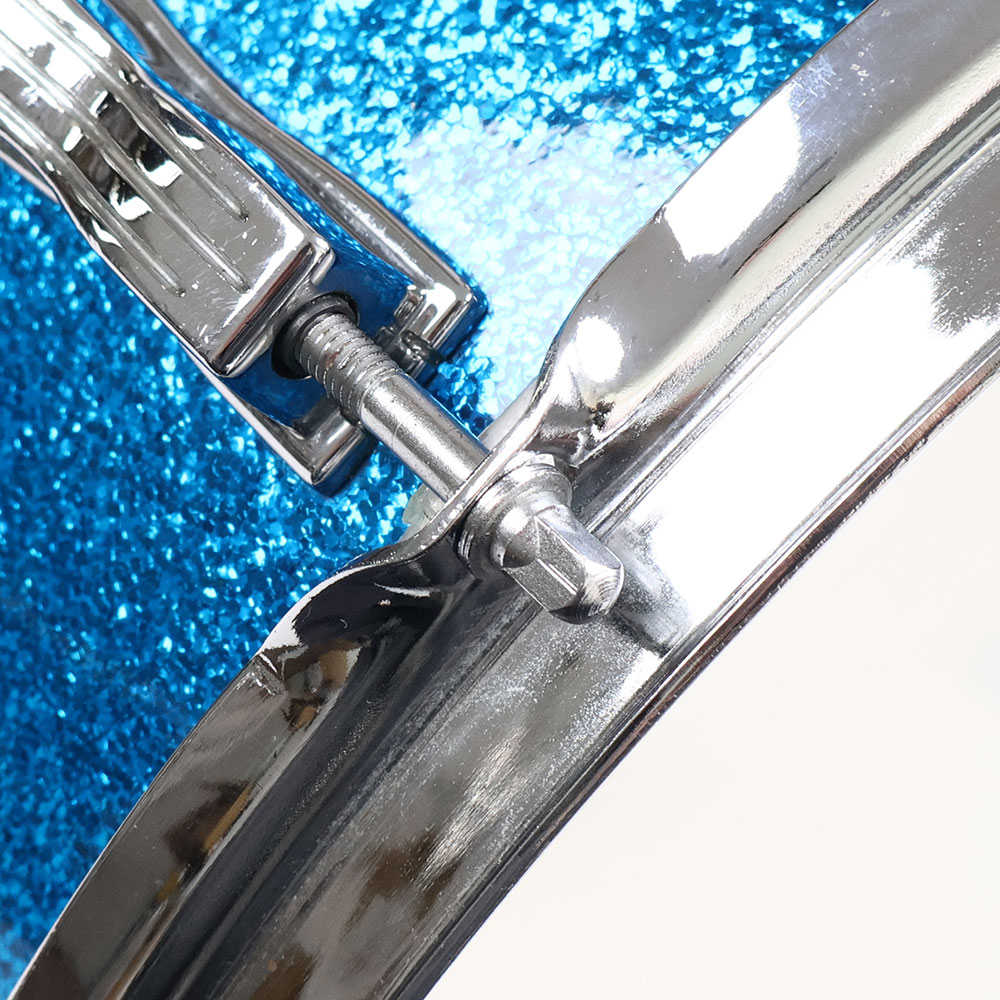 【中古】 スネアドラム ラディック Ludwig 908PC Jazz Festival SPARKLING BLUE PEARL 14x5 ワッシャー欠品画像3
