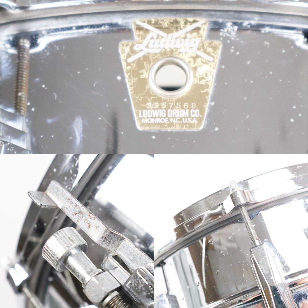 【中古】 スネアドラム ラディック Ludwig LM402 Supraphonic 14×6.5 スープラフォニック シリアル
