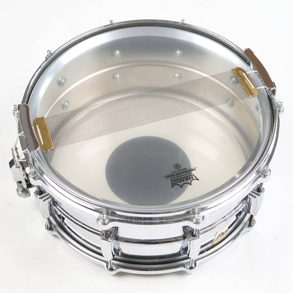 【中古】 スネアドラム ラディック Ludwig LM402 Supraphonic 14×6.5 スープラフォニック 本体画像 裏
