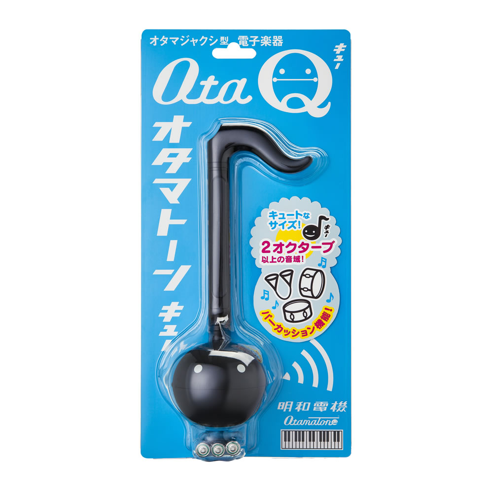 明和電機 Otamatone Q オタマトーンQ BK ブラック パッケージ画像