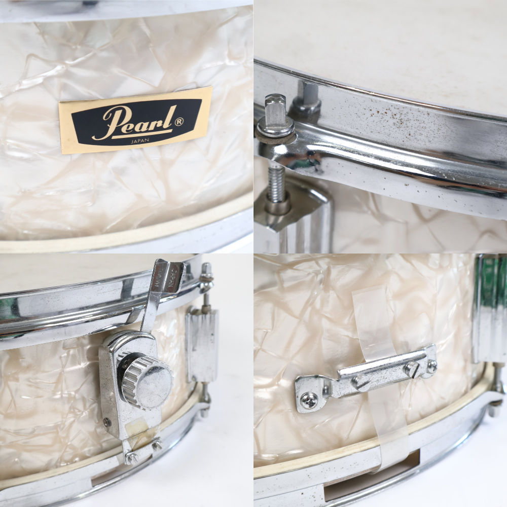【中古】 スネアドラム パール Pearl 3214 14x4.5 ウッドシェルスネア ビンテージスネア 詳細画像