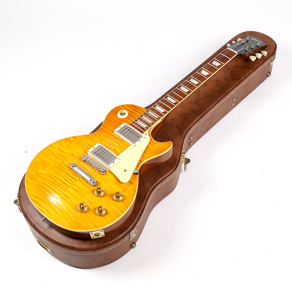 【中古】 エレキギター Gibson Custom Shop Historic Select 1958 Les Paul Standard Reissue Hand Selected BellaDonna Burst 2015年製 3.90kg ギブソン カスタムショップ ハンドセレクト