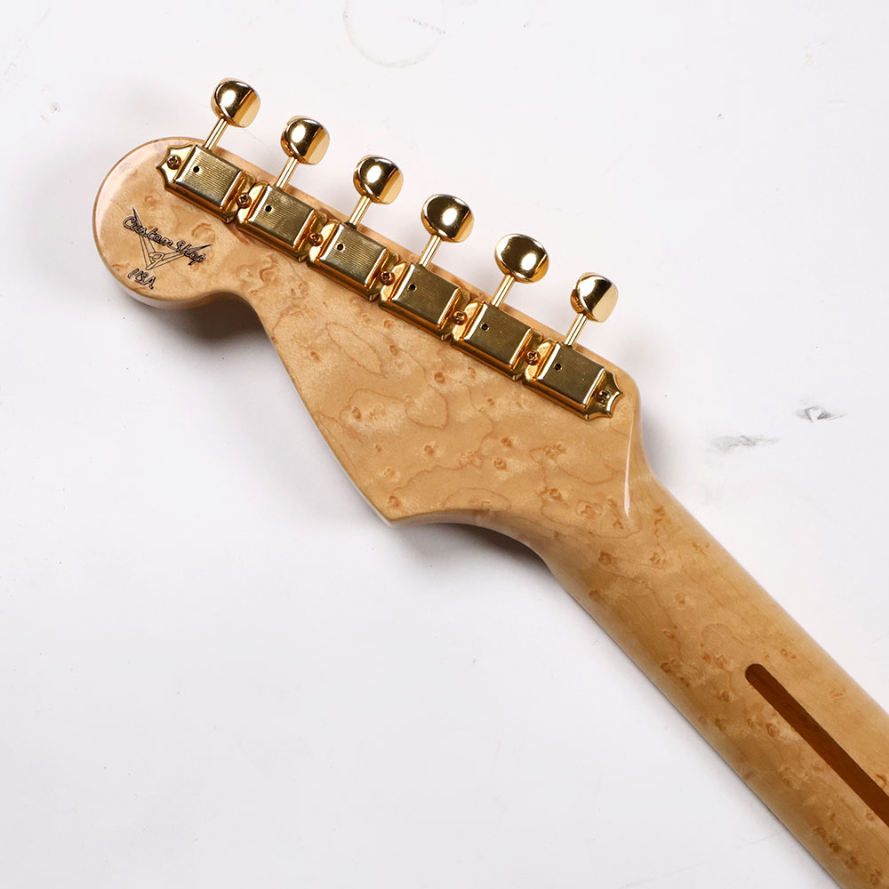 【中古】 エレキギター Fender Custom Shop 1958 Stratocaster Teal Green Metallic Gold Hardware 1997年製 バーズアイメイプルネック フェンダーカスタムショップ ストラトキャスター ヘッド