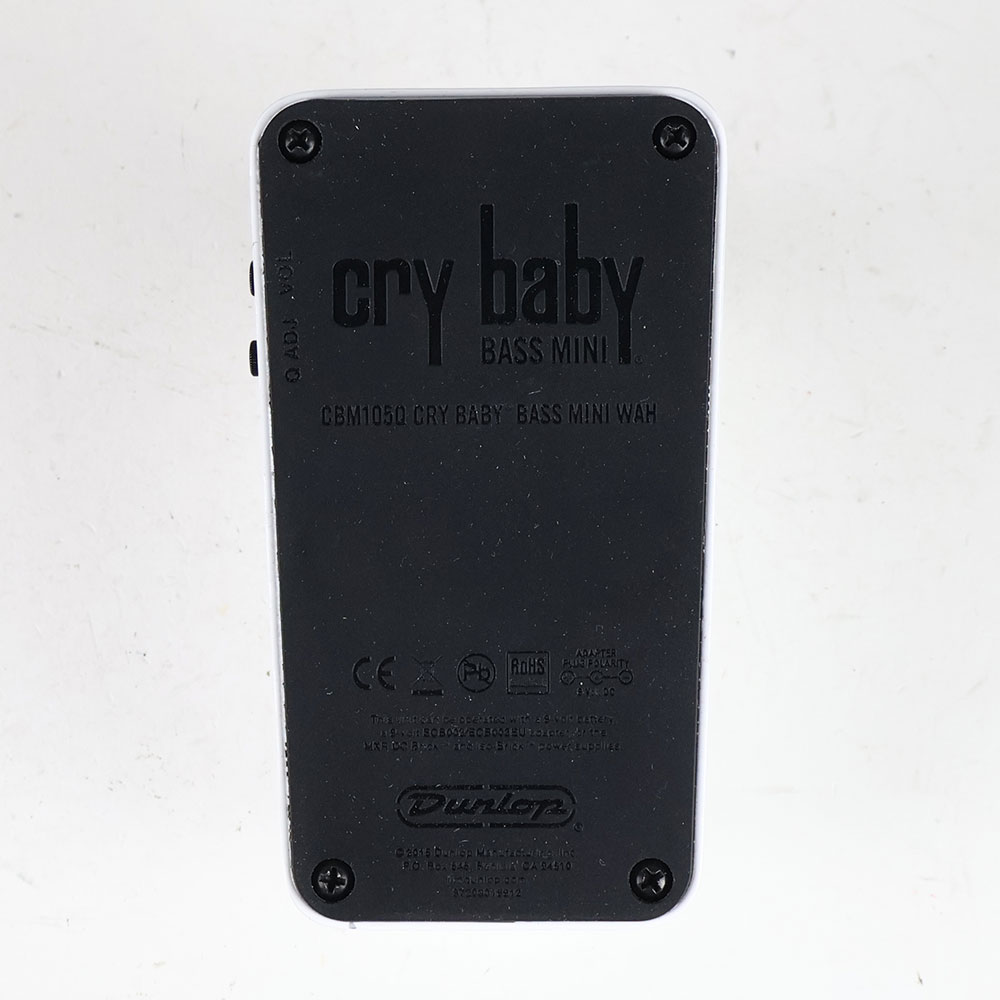 【中古】 JIM DUNLOP CBM105Q Cry Baby Mini Wah ワウペダル 裏面