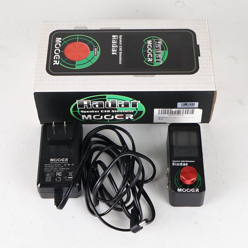 Mooer Radar スピーカーシミュレーターエフェクター 中古】 Mooer Radar スピーカーシミュレーター エフェクター([USED] 30