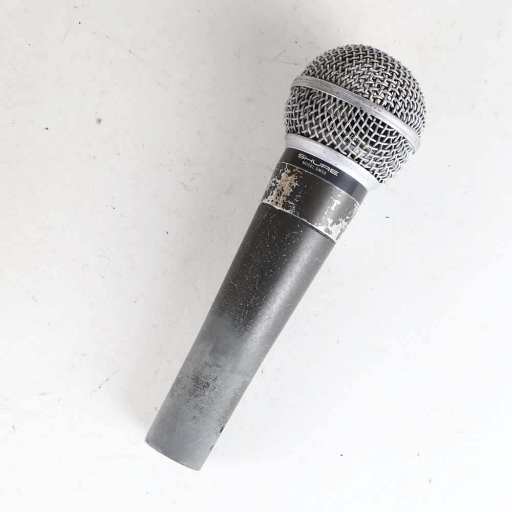 【中古】 マイク ダイナミックマイク ボーカル用 SHURE SM58 ポルシェロゴ Made in USA シュアー 58 ゴッパ シュア