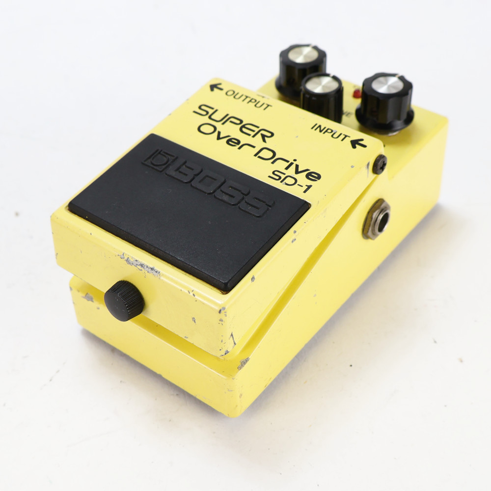 【中古】 スーパーオーバードライブ エフェクター BOSS SD-1 Super Over Drive Made in Japan ギターエフェクター 側面