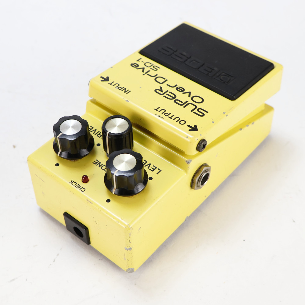 【中古】 スーパーオーバードライブ エフェクター BOSS SD-1 Super Over Drive Made in Japan ギターエフェクター 側面