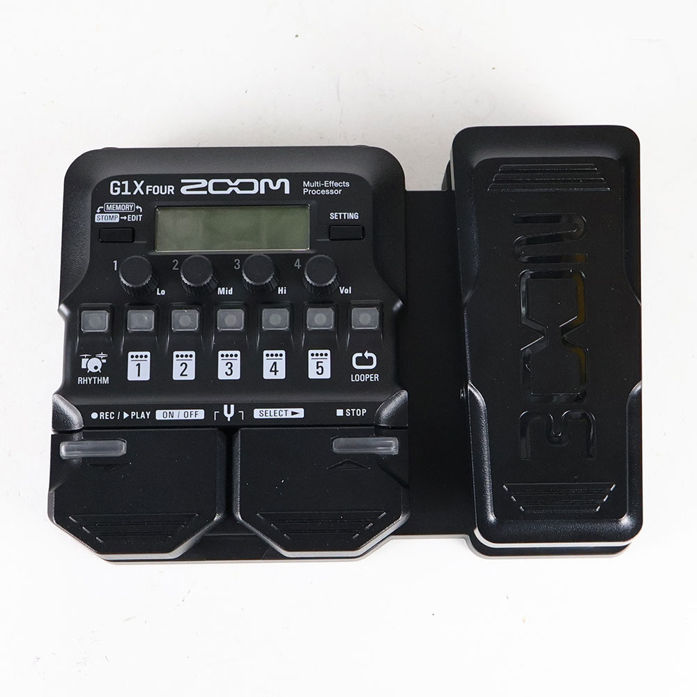 【中古】 ギターマルチエフェクター ZOOM G1X FOUR 正面
