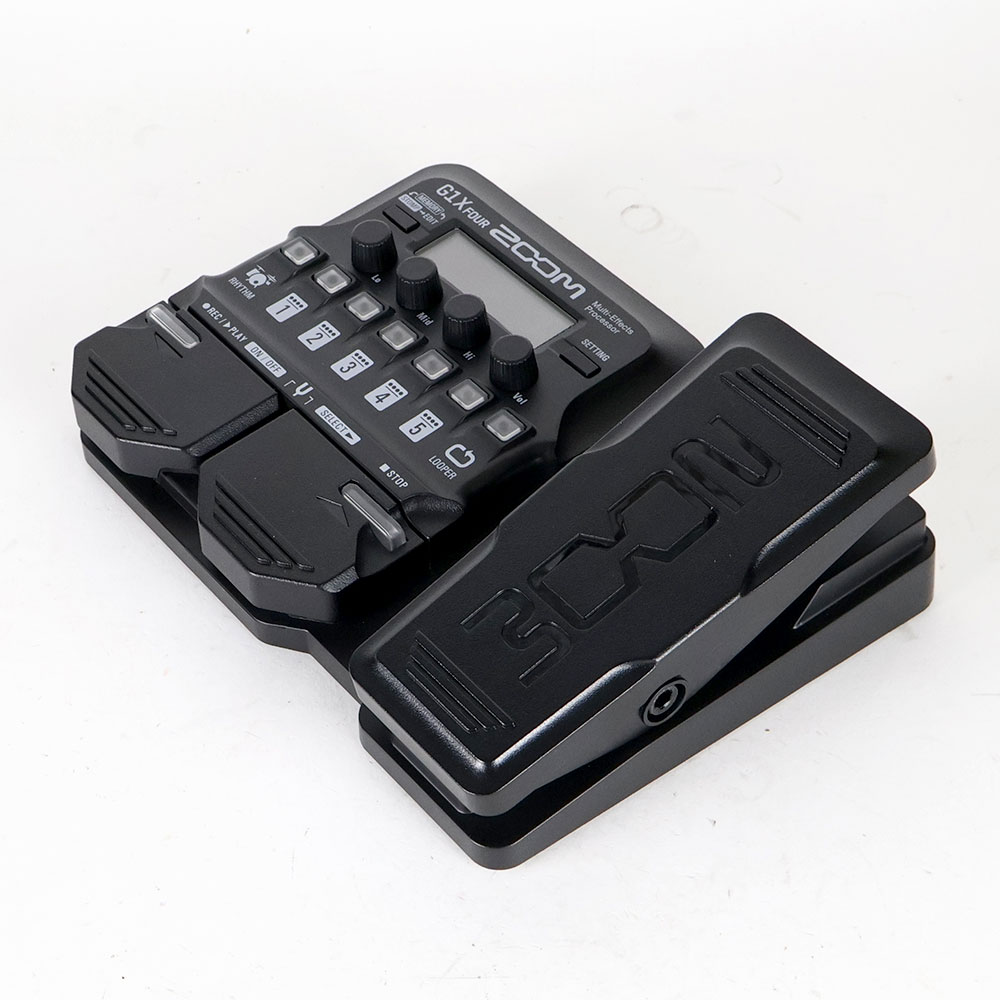【中古】 ギターマルチエフェクター ZOOM G1X FOUR 全体