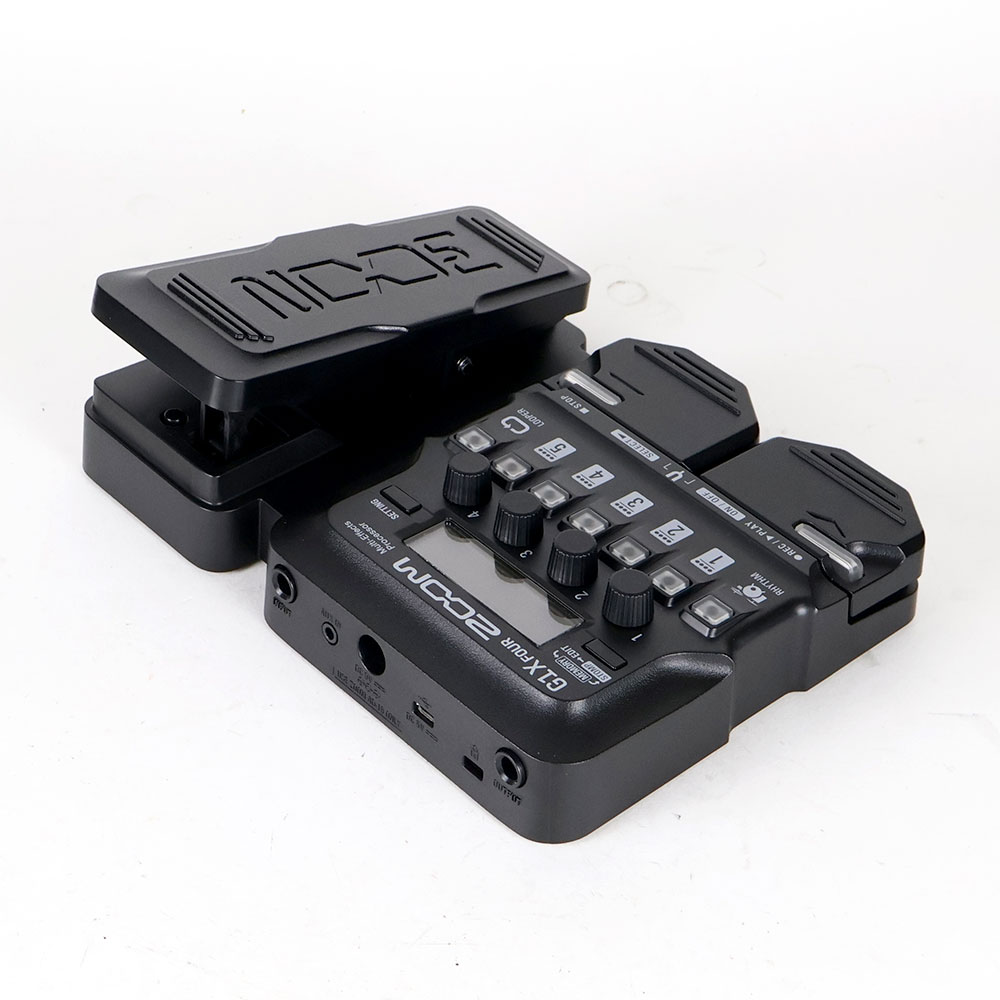 【中古】 ギターマルチエフェクター ZOOM G1X FOUR 全体
