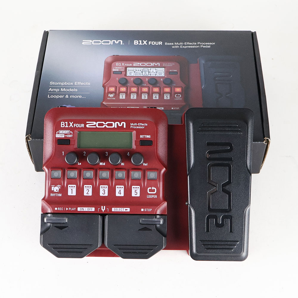 【中古】 ベースマルチエフェクター ZOOM B1X FOUR